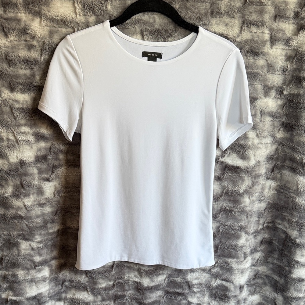 White short sleeve dress shirt